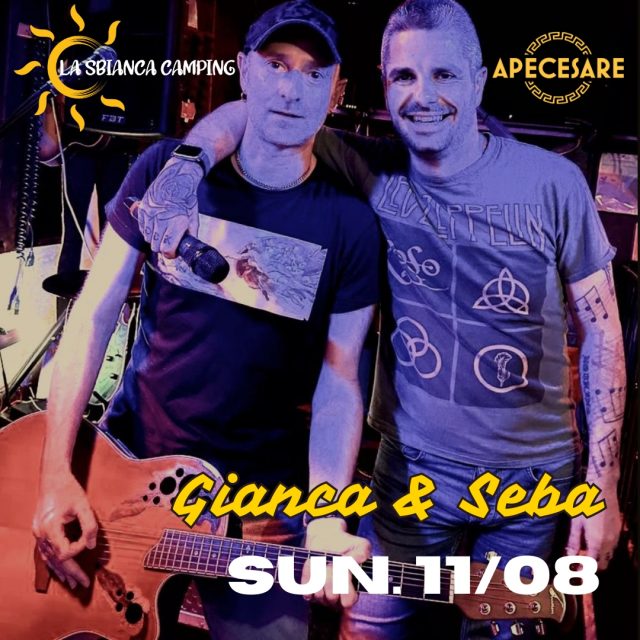 Gianca Seba and Ape Cesare: 11 august!